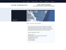 Tablet Screenshot of catric.com